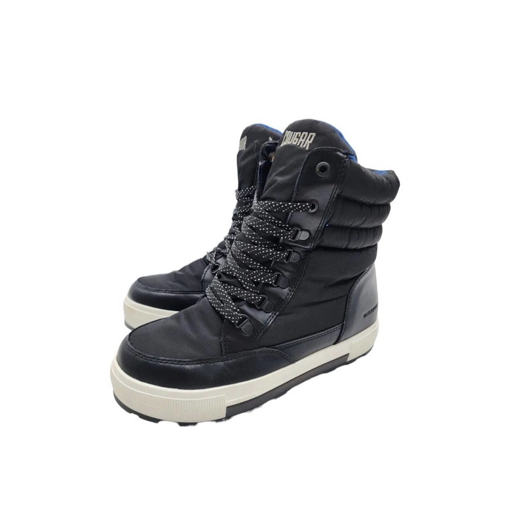 Cougar Wahoo Waterproof Winter Lace-Up Black Boots Women's Size 9